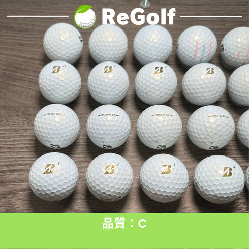 【中古】 ロストボール ブリヂストン ツアーB TOUR B XS パール 2022年モデル 20球 Cランク ゴルフボール リゴルフ